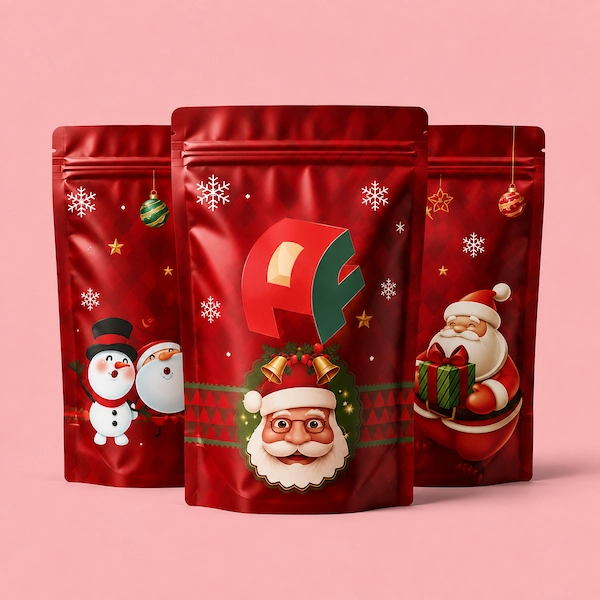 Christmas Mylar Bags